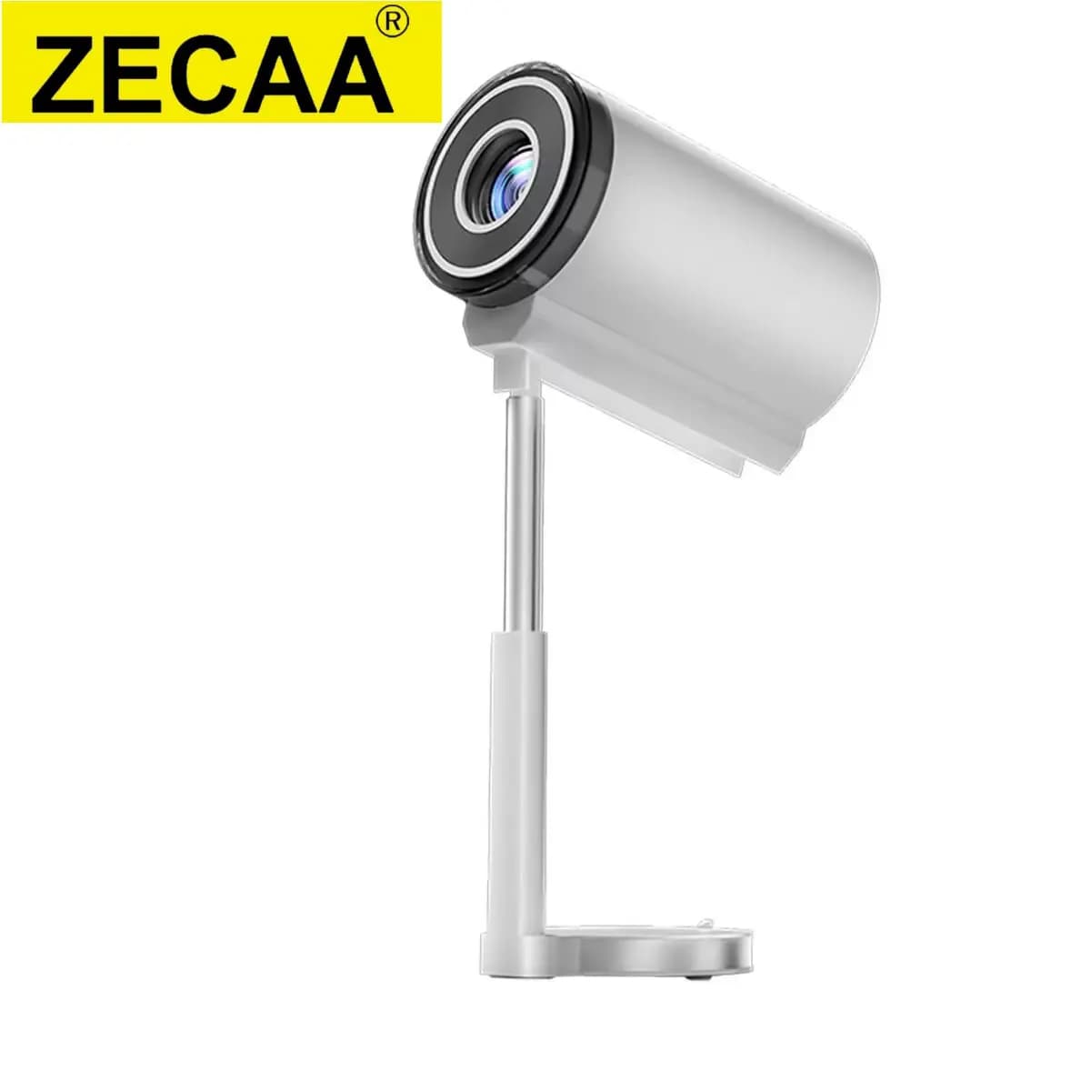 ZECAA Full HD 1080P 200 ANSI 4K 2.4G + 5G Dual Band WiFi 6 Android 11 Proiettore cardanico portatile Bluetooth 5.4 Smart Home