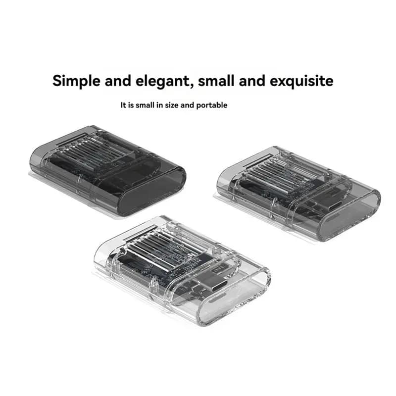 M. 2 Nvme SSD Enclosure Detachable Design M. 2 To Type-C USB3.2 External Adapter NVME SSD Case Box For Laptop Accessory