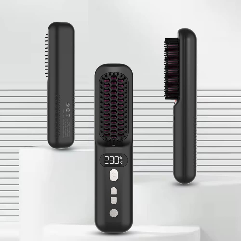 Women's Electric Hair Brushes Wholesale Hot Selling 200 Million Negative Ion Hair Straightening Comb