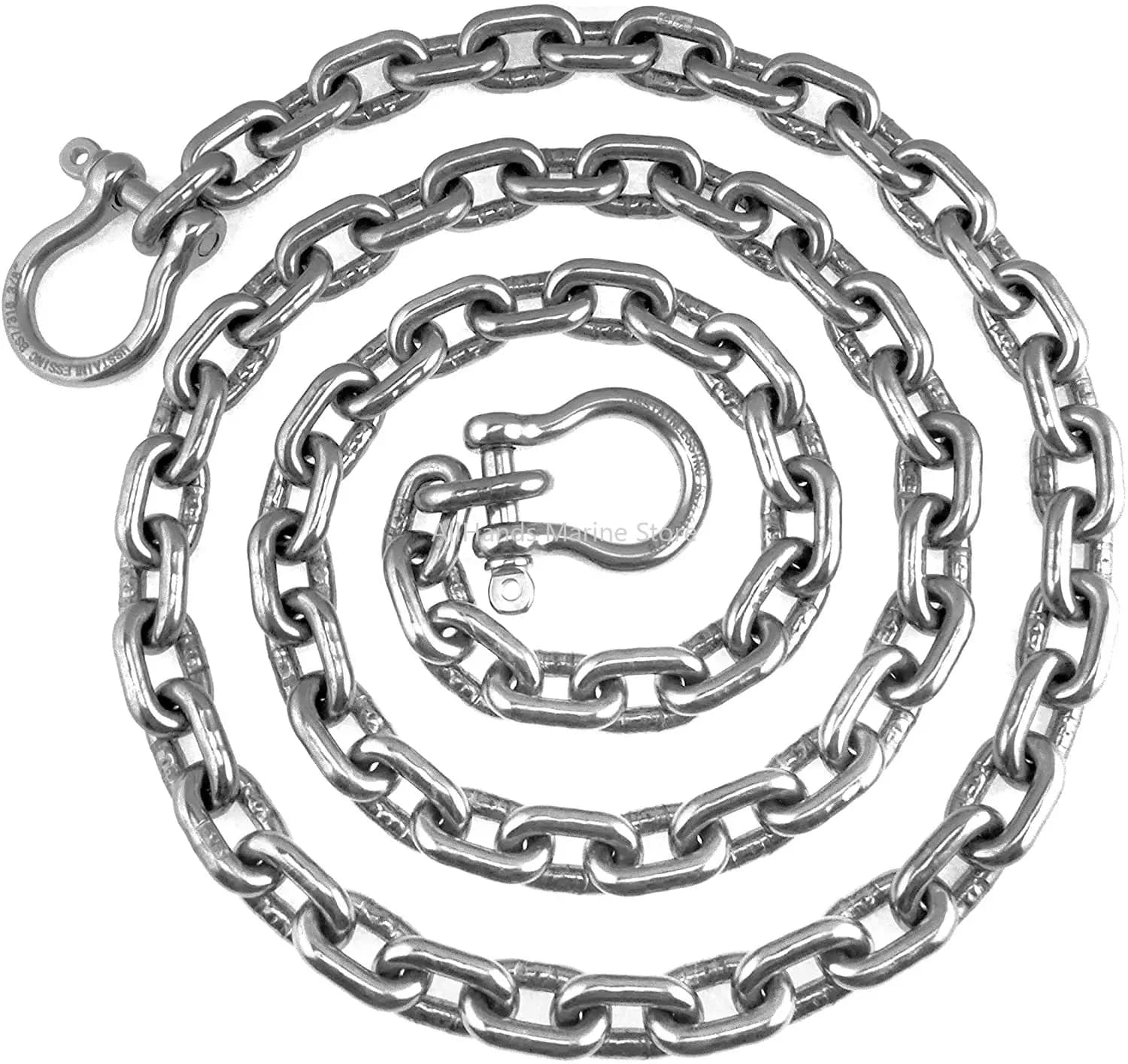 Alastin Marine Hardware Accessories 316 Stainless Steel Link Chains DIN766 Anchor Chains For Boat