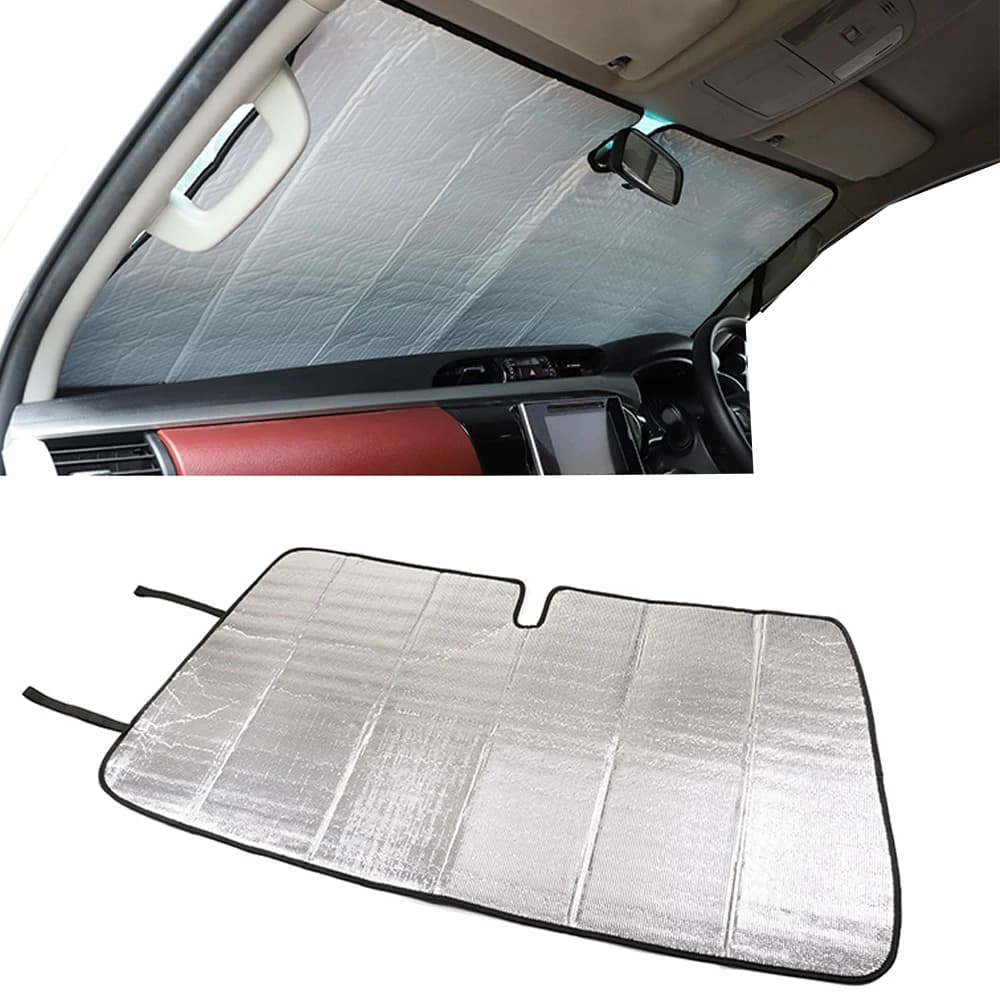 Per Toyota Hilux Revo 2015-2021 Parabrezza anteriore Visiere parasole Copertura blocco UV