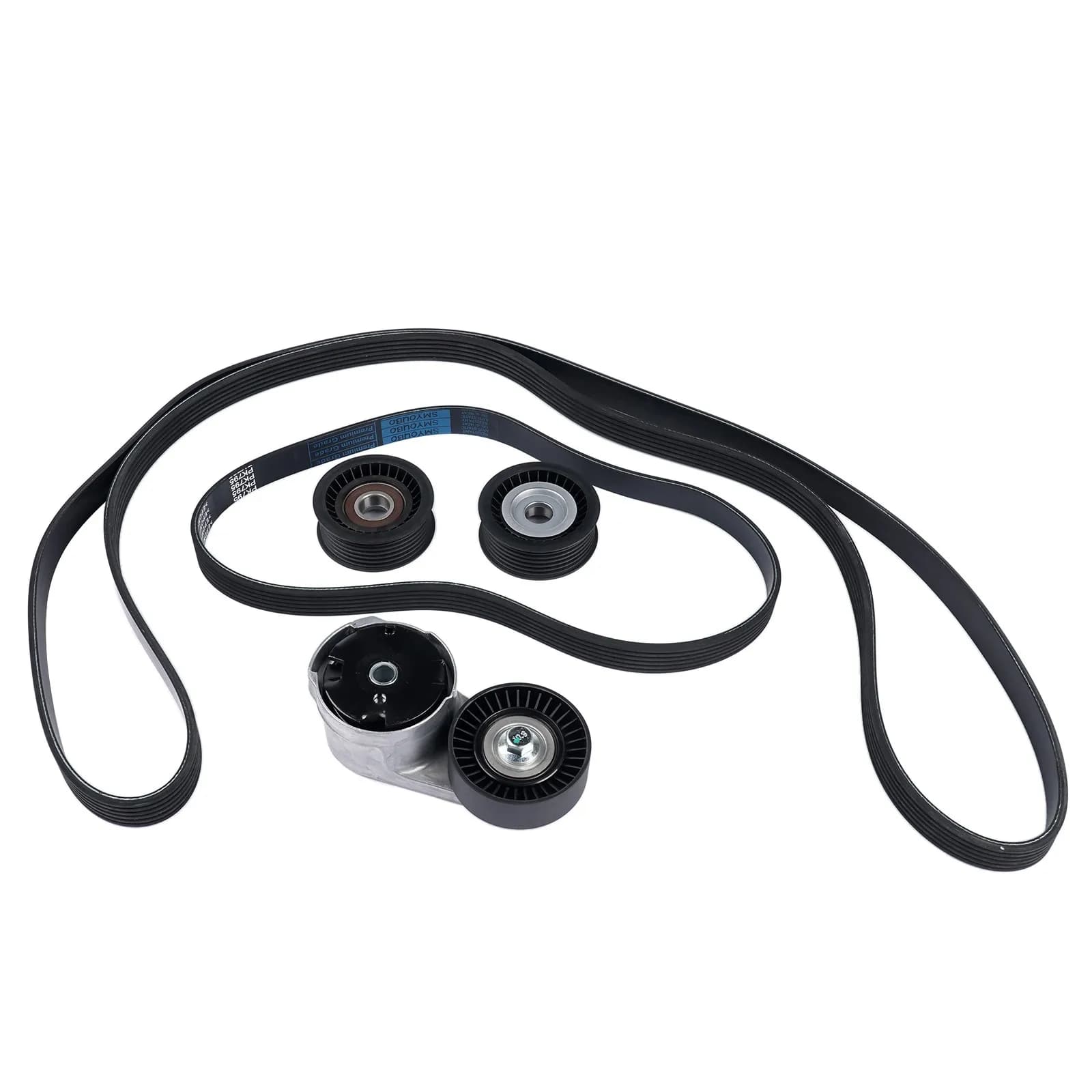 AP01 Kit di sostituzione cinghia di trasmissione da 5 pezzi per Maserati Ghibli Levante Quattroporte 243857 286570 278950