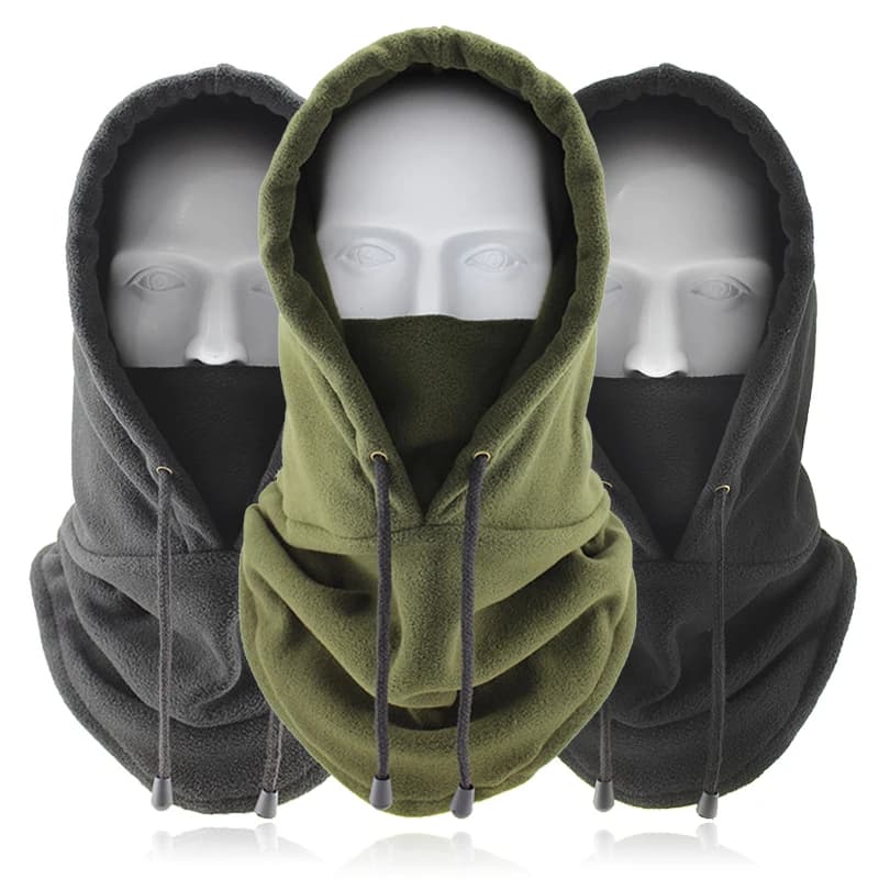Maschera invernale calda a pieno facciale Berretti in pile Passamontagna antivento Scaldacollo Sport Maschera da sci Moto Ciclismo Scaldacollo Cappello per casco