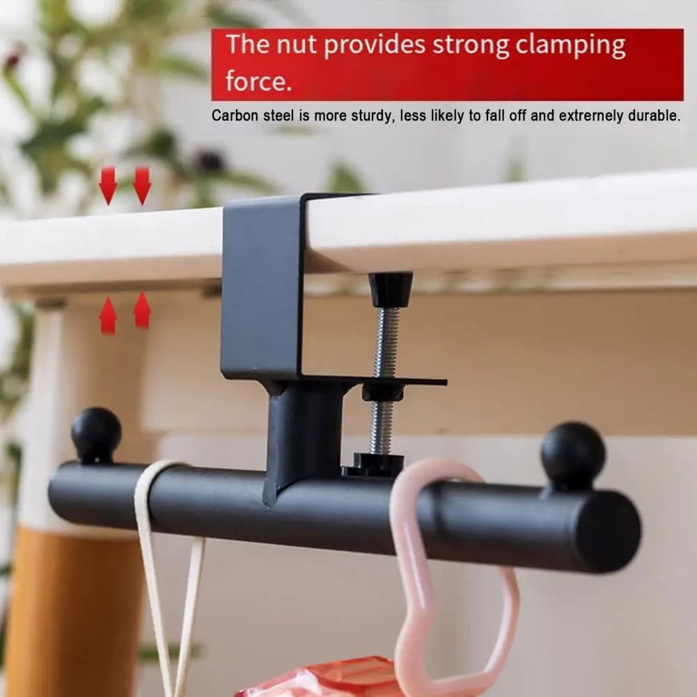 1 Piece Adjustable Desk Board Hook without Punching Bag Hook For Hanging Office Desktop Board Backpack for Students Hook For Hanging Headphones