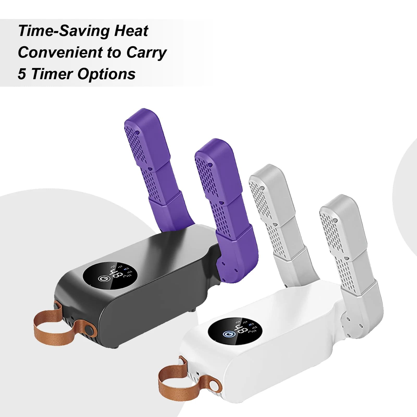 Dry Electric Shoes Folding Scooter Dry Gloves with 5 Level Timer for Rainy Seasons Travel Gym Open Air Adventures Working Sites
