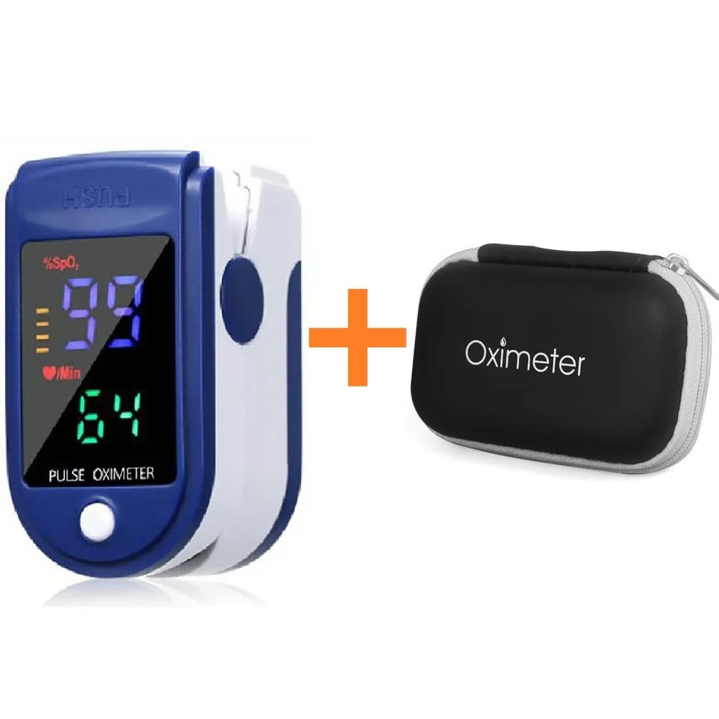 4 Color Intelligent Portable Oxygen Measurement Oxygen Oximeter in Blood and Cardiac Frequency with LED Digital Display