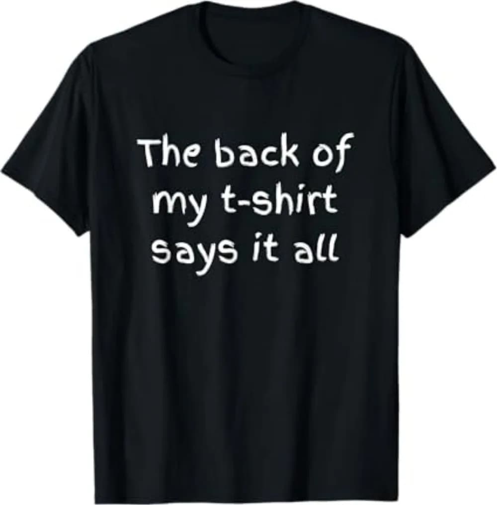 Divertente t-shirt con citazione sardonica per adolescenti, per abbigliamento casual