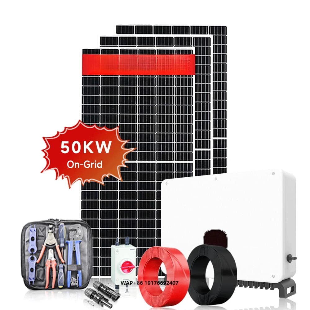 Sistema Solare Economico 30kw 50kw 10 Mw Kit Completo per Casa Ibrido On-Grid Pannelli Fotovoltaici