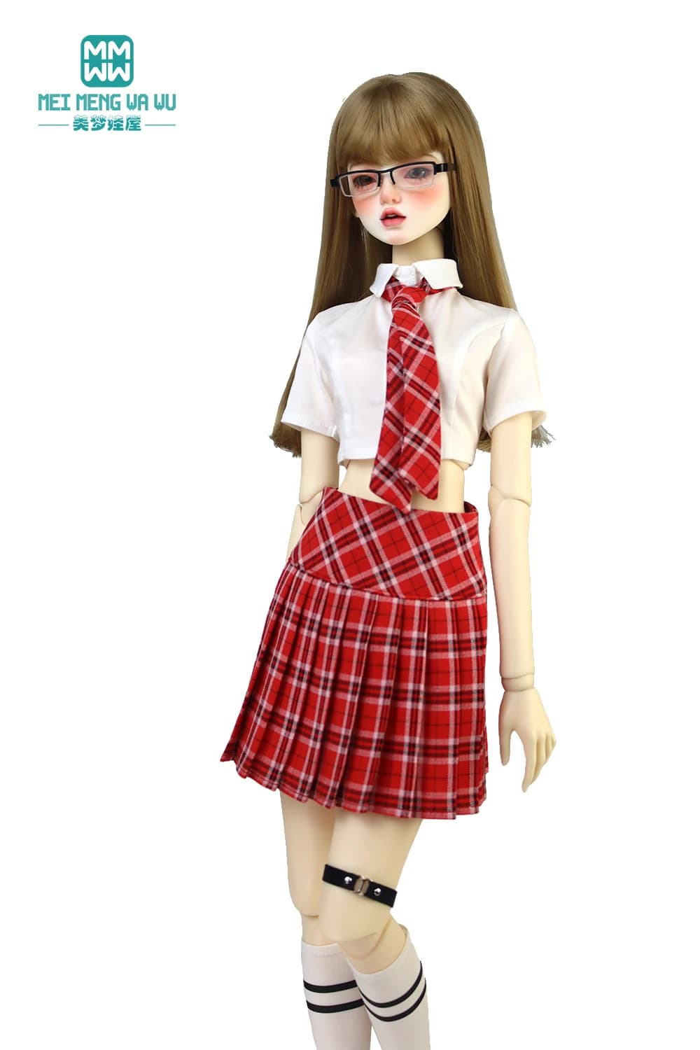 Ftis 1/3 1/4 BJD vestiti Camicie moda bambola intelligente congiunta, gonne a pieghe