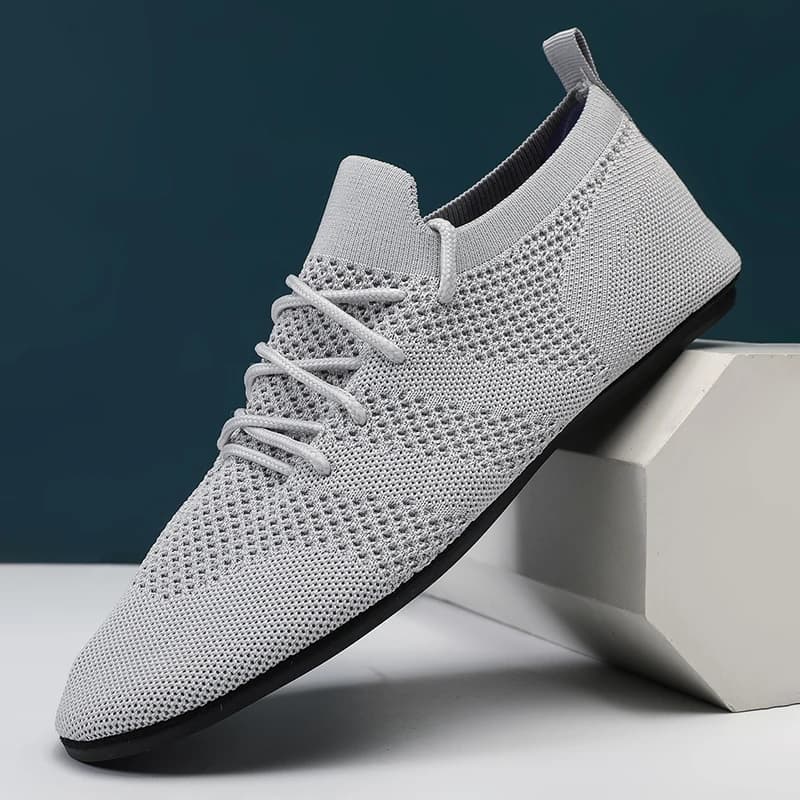 Scarpe casual da uomo stringate Mesh traspirante Coppia mocassini Scarpe da ginnastica casual da uomo morbide e leggere Calzature da guida all'aperto 36-47