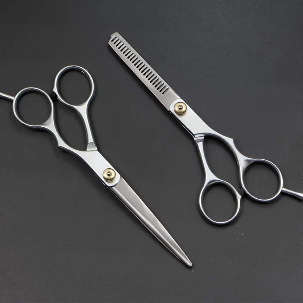 1pc/ Styling tools Hair cutting stainless steel scissors Hair flat scissors teeth scissors Broken hair scissors bangs scissors