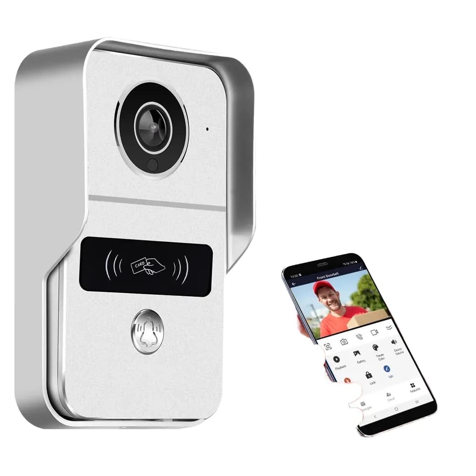 hit product2025 Tuya Smart Video Doorbell System POE Powered WIFI Intercom Doorphone for Outdoor Use Wireless Camera Video Door
