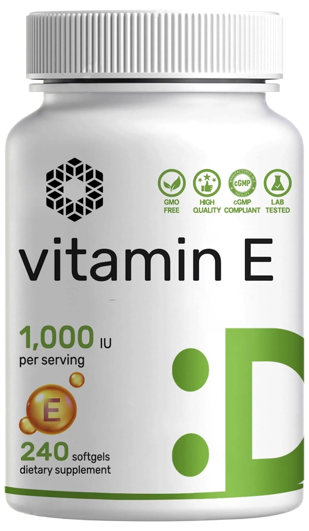 Vitamin E Capsules Helps Blood Birculation and Antioxidant & Brightens Skin Tone Daily Vitamin Supplement Beauty Health
