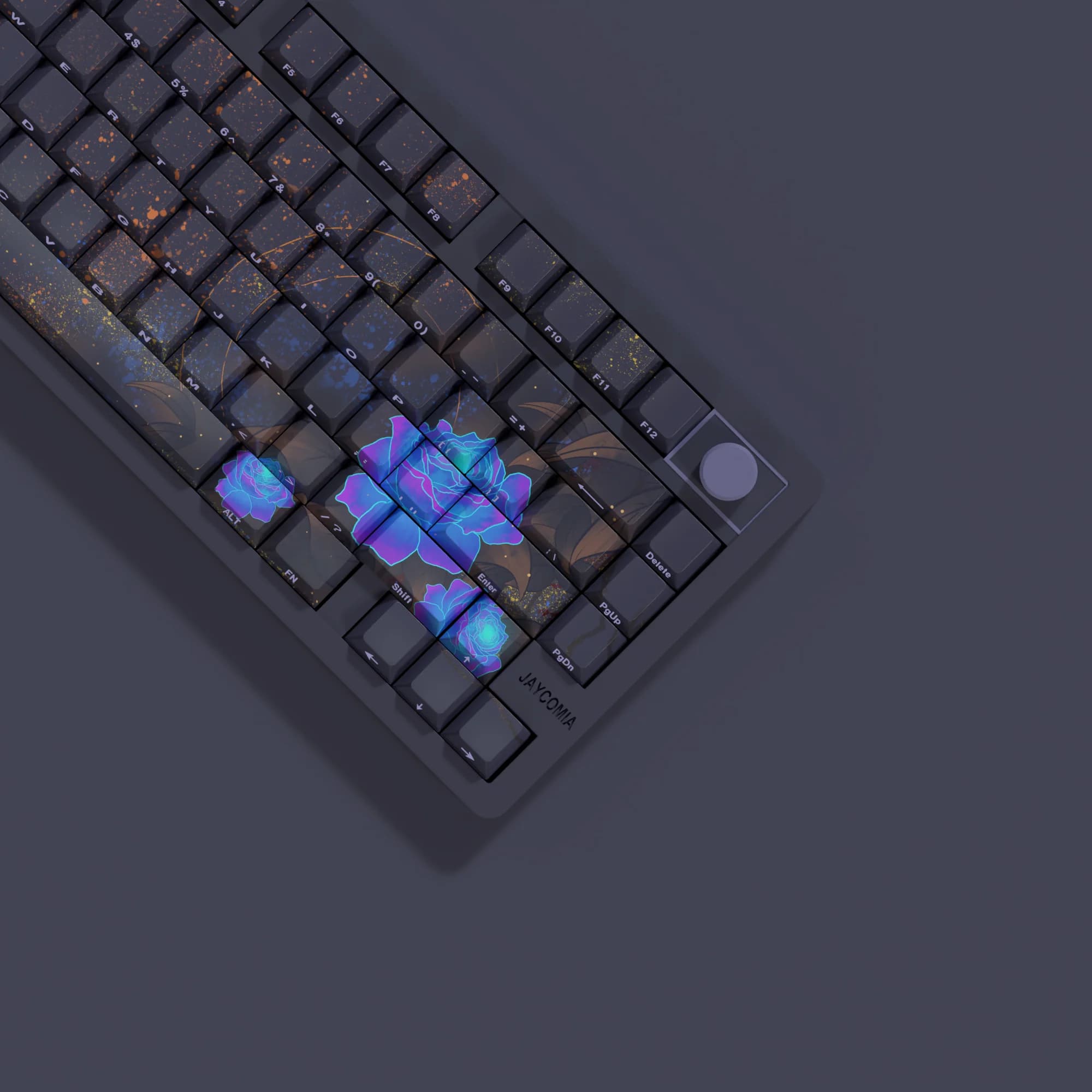 JCM Stampa laterale PBT Keycap Retroilluminato 5 lati Dye-Sub Cherry Profilo Peonia Topografica Keycap per Cherry MX Gamer Tastiera meccanica