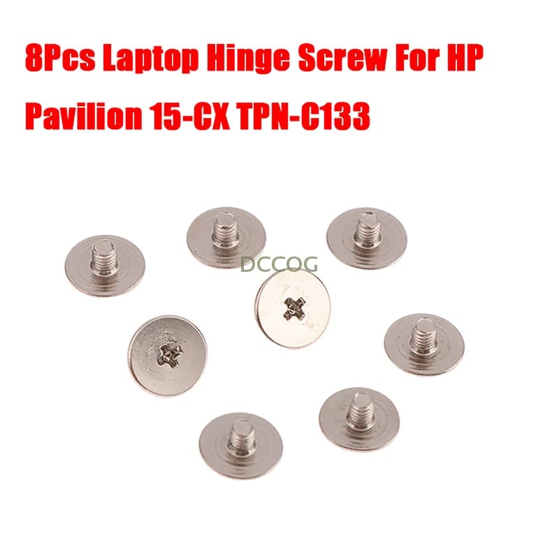 8 Pz/set 15-CX Serie TPN-C133 Viti Cerniera di Montaggio Del Computer Portatile Vite Cerniera Del Computer Portatile a Testa Piatta Vite a Testa Trasversale per HP Pavilion