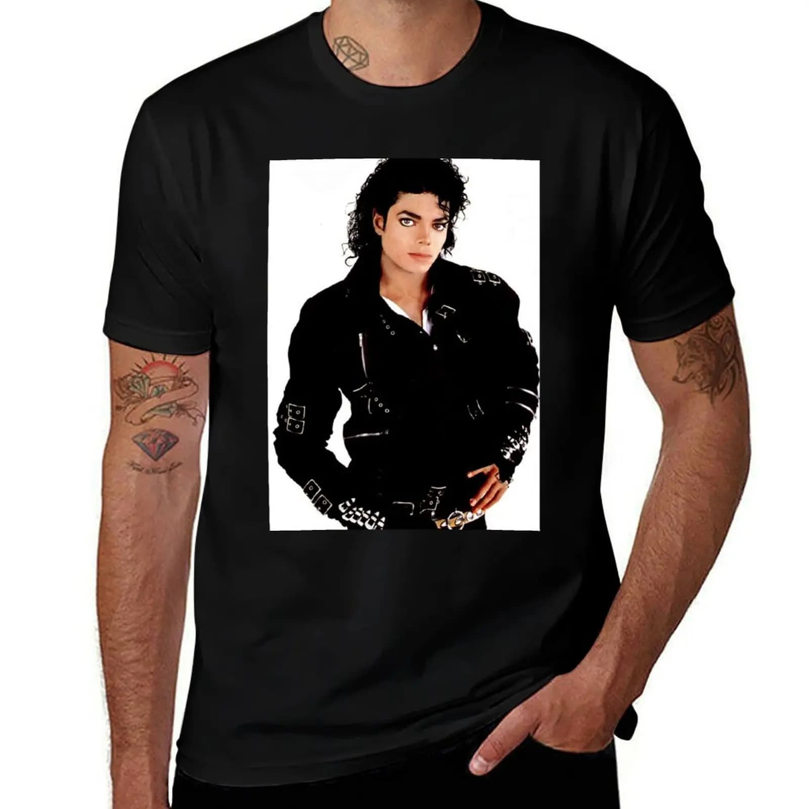 Hoodie from a famous singer and good dancer T-Shirt cotton t-shirt plain for man package T-Shirt