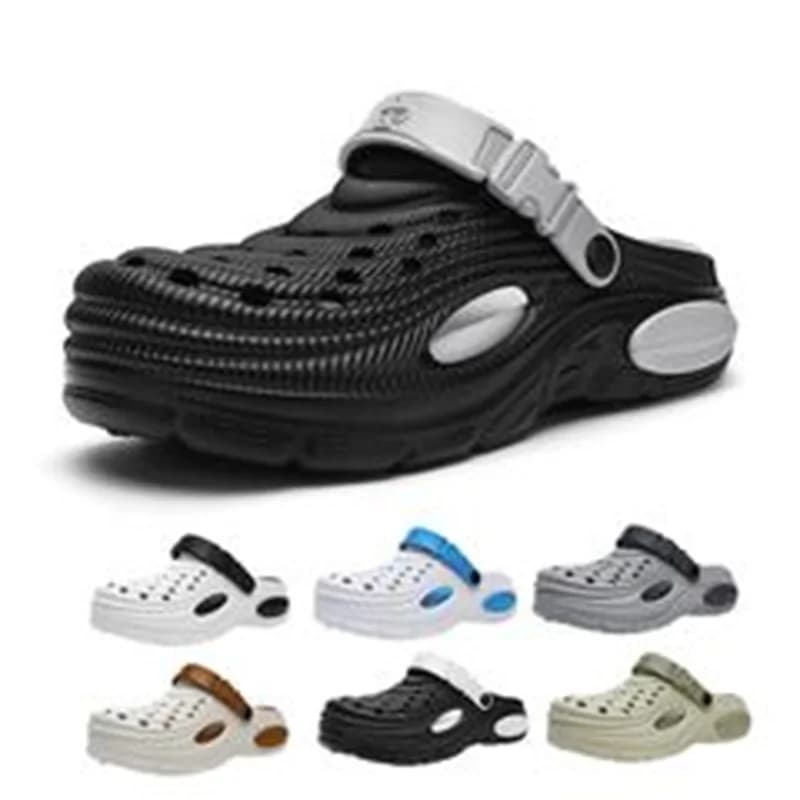 Summer New Style Vacation Beach Sandals with Contrasting Colors for Couples, Non-Slip Multifunctional Beach Camping Sandals