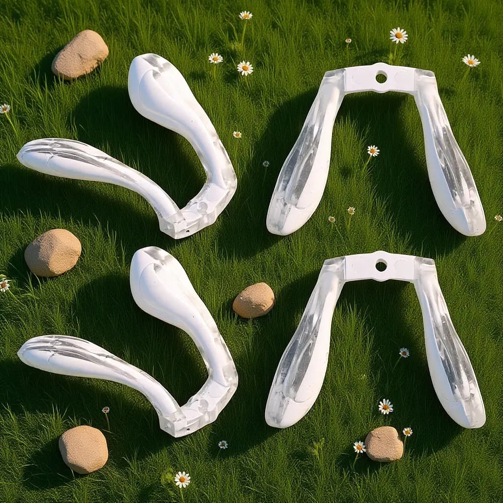 4 Pieces Soft Silicone Nasal Bearings for Eyeglasses and Sun, Optical Mounting Accessories