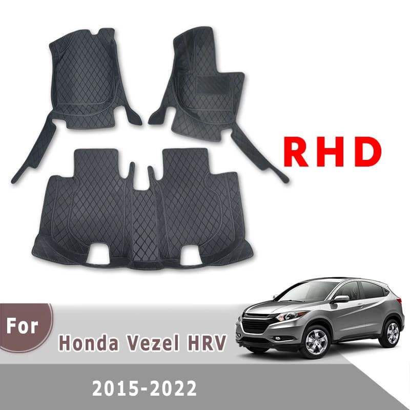 Car mats for Honda Vezel XR-V XRV 2022 2021 2020 2019 2018 2017 2015 interior carpet accessories Auto Protect