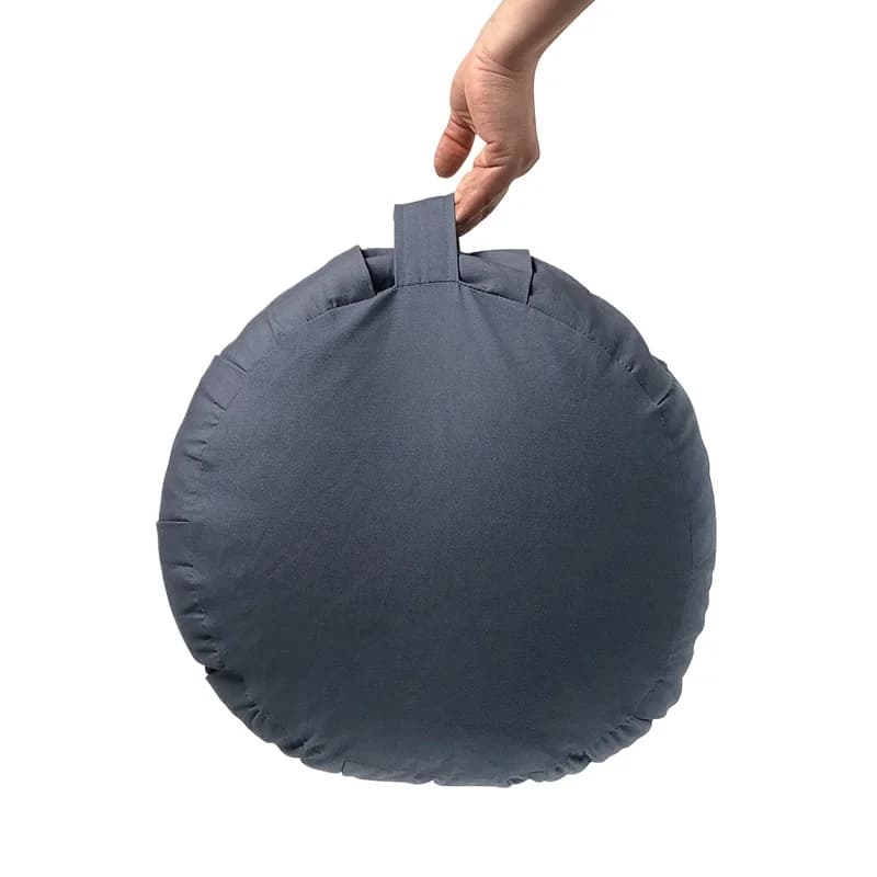 Tappetino per Meditazione in Grano Saraceno Naturale Organico, Accessori per Yoga e Meditazione