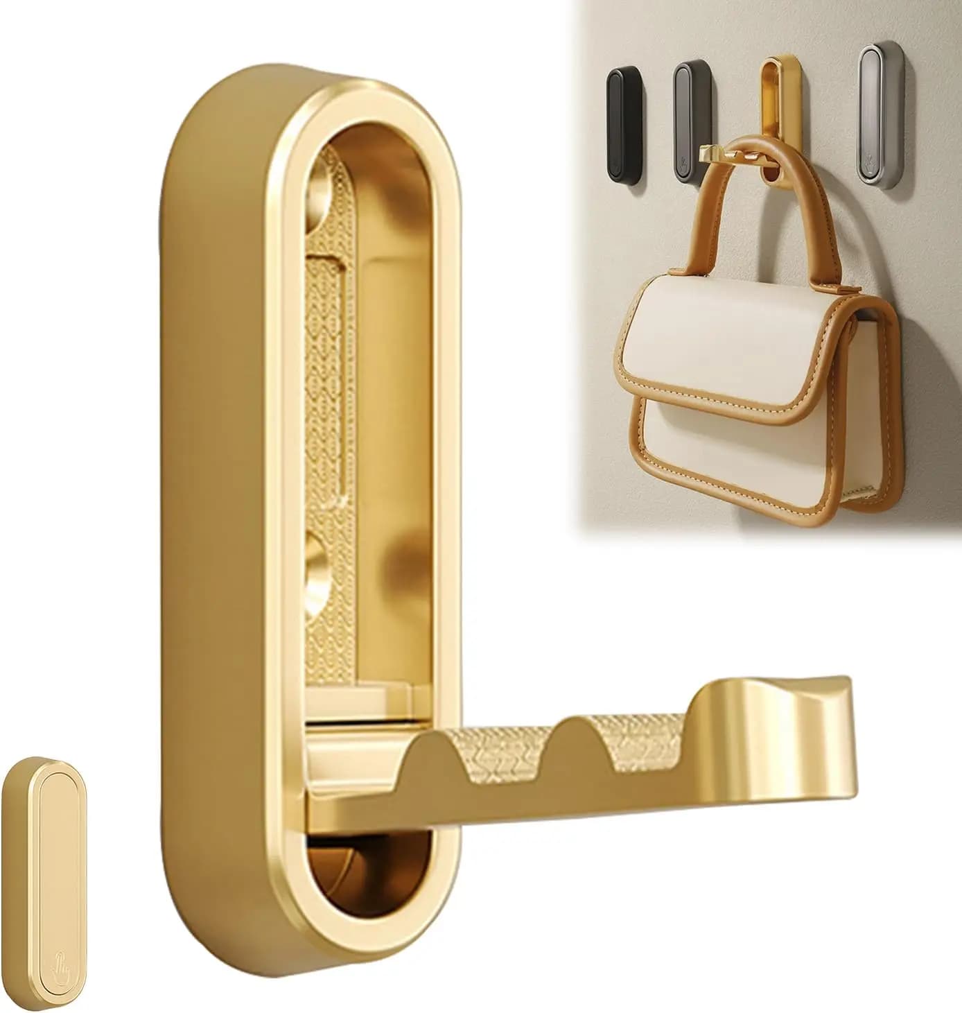 Gancio da parete pieghevole Gancio appendiabiti per asciugamani Gancio in acciaio inossidabile per la casa e la decorazione Cucina Bagno Porta asciugamani opaco Organizzatore di stoccaggio