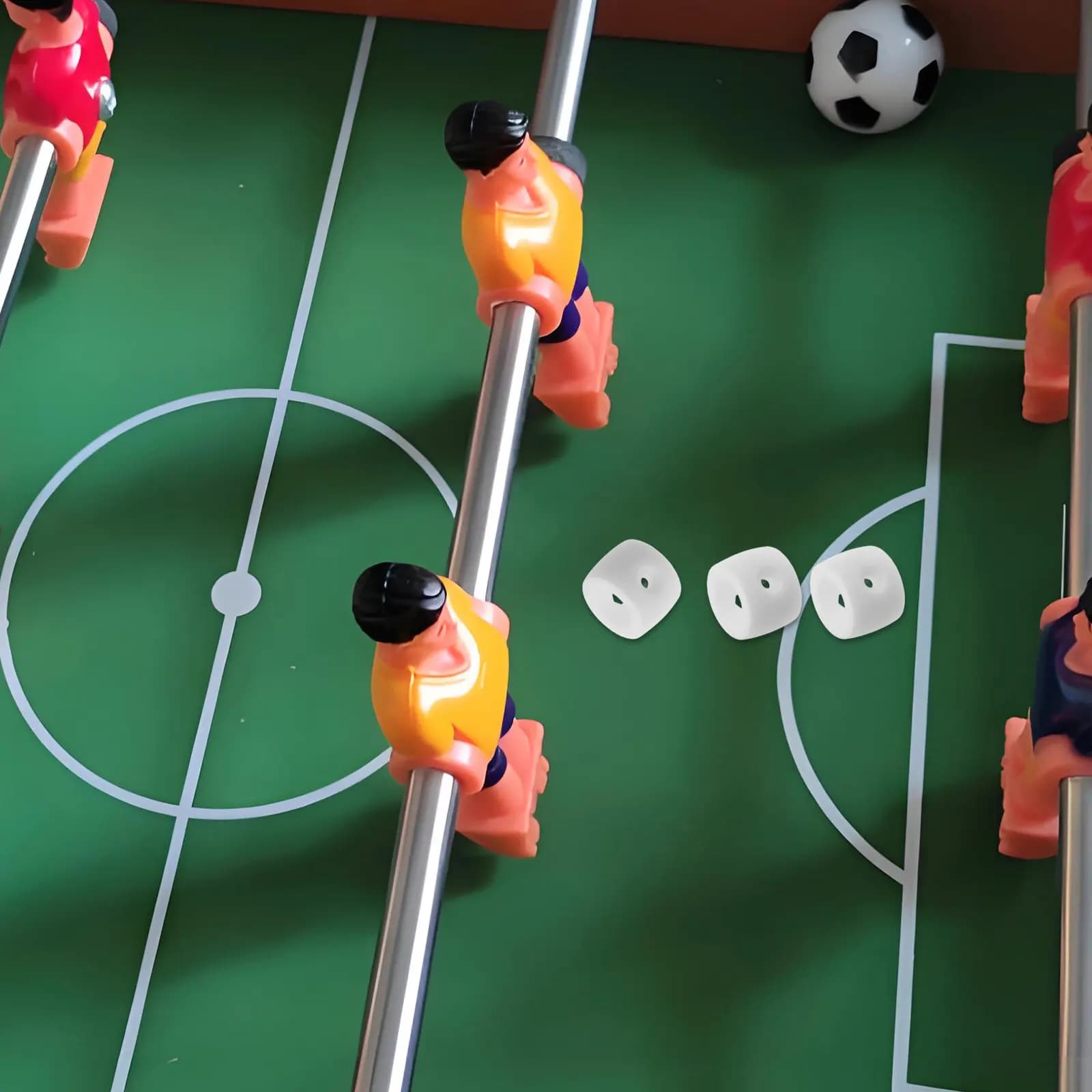 8 Pezzi Anelli di Posizionamento per Calcio Balilla, Anelli di Arresto in Plastica per Barre Porta, Posizionatori per Aste da Calcio, Ricambi per Calcio da Tavolo