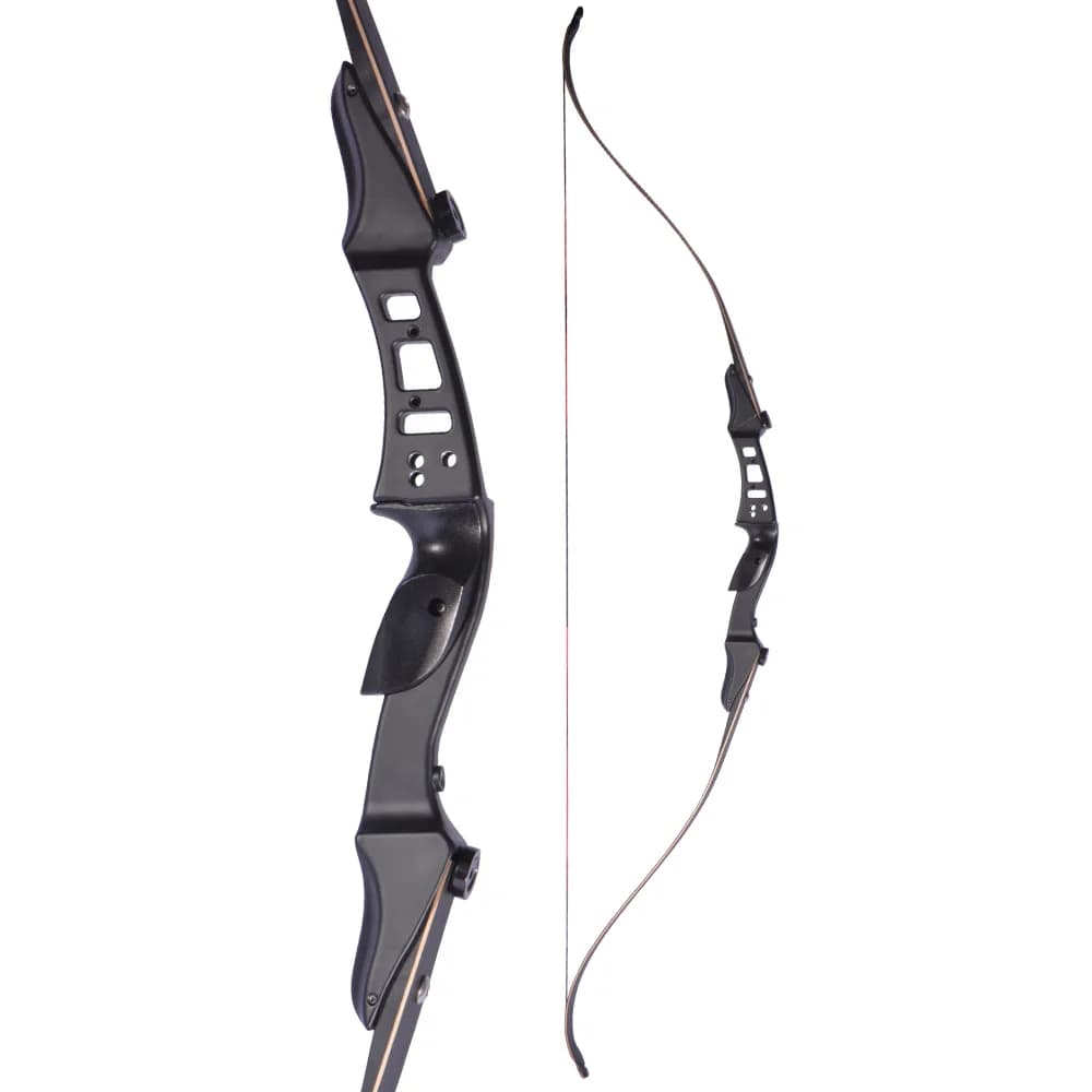 Impugnatura per Arco Ricurvo Smontabile da 17 Pollici - Modello Destro, Compatibile con Longbow per Tiro con l'Arco, Caccia, Tiro al Bersaglio e Pesca