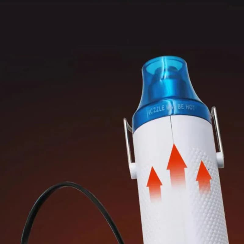 DIY Polymer Clay Heating and Shaping, 200°C, 220V Ceramic Heat Gun, 300W Mini Handheld Hot Air Tool for Clay Making