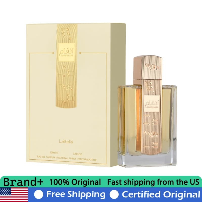 Lattafa Angham Eau de Parfum Unisex 3.4 Once (100ML) Premium Arabic perfumes, Eastern fragrance Vanilla Duration with Feromoni