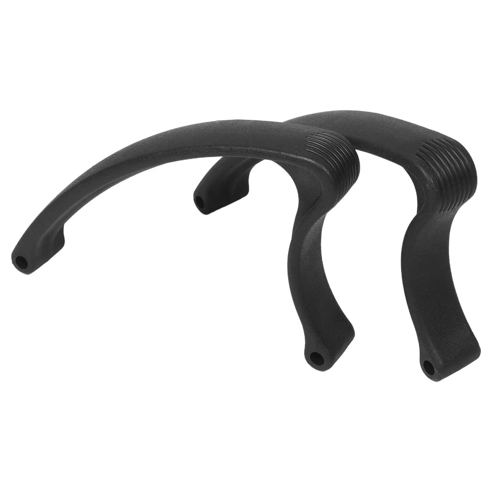 1 paio di braccioli da ufficio di ricambio in plastica, universali, adatti per scrivania, computer, giochi, supporto ergonomico, design elegante, sedia