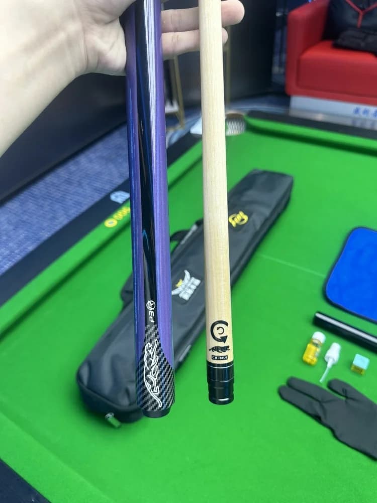 Stecca da Biliardo Professionale di Lusso Predator Cues P3 con Punta Grande, Set Completo in Acero Canadese Durevole per Snooker e Pool
