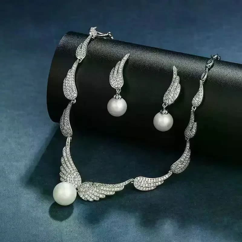 Stylish Alloy Wing Earrings for Women Long Stud Design Great for Gifting and Casual Wear
