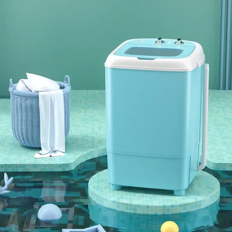 piccola spazzola per scarpe semiautomatica per uso domestico lavanderia a doppio scopo Mini lavatrice elettrica per uso domestico 220V macchina per bambini