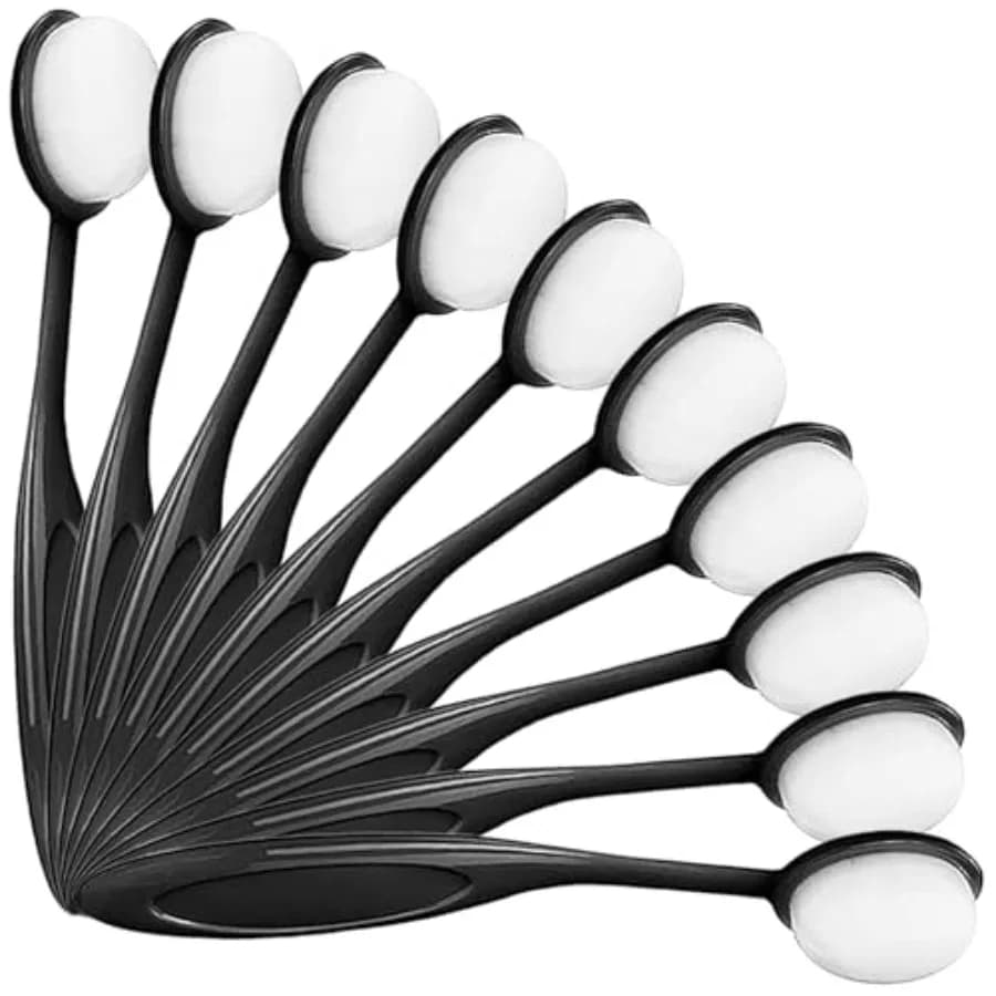 10 Pack Ink Blending Brushes for Card Making, Ink Blending Tool, Blender Brushes for Stamping Scrapbooking Stencil, Ink Blendin