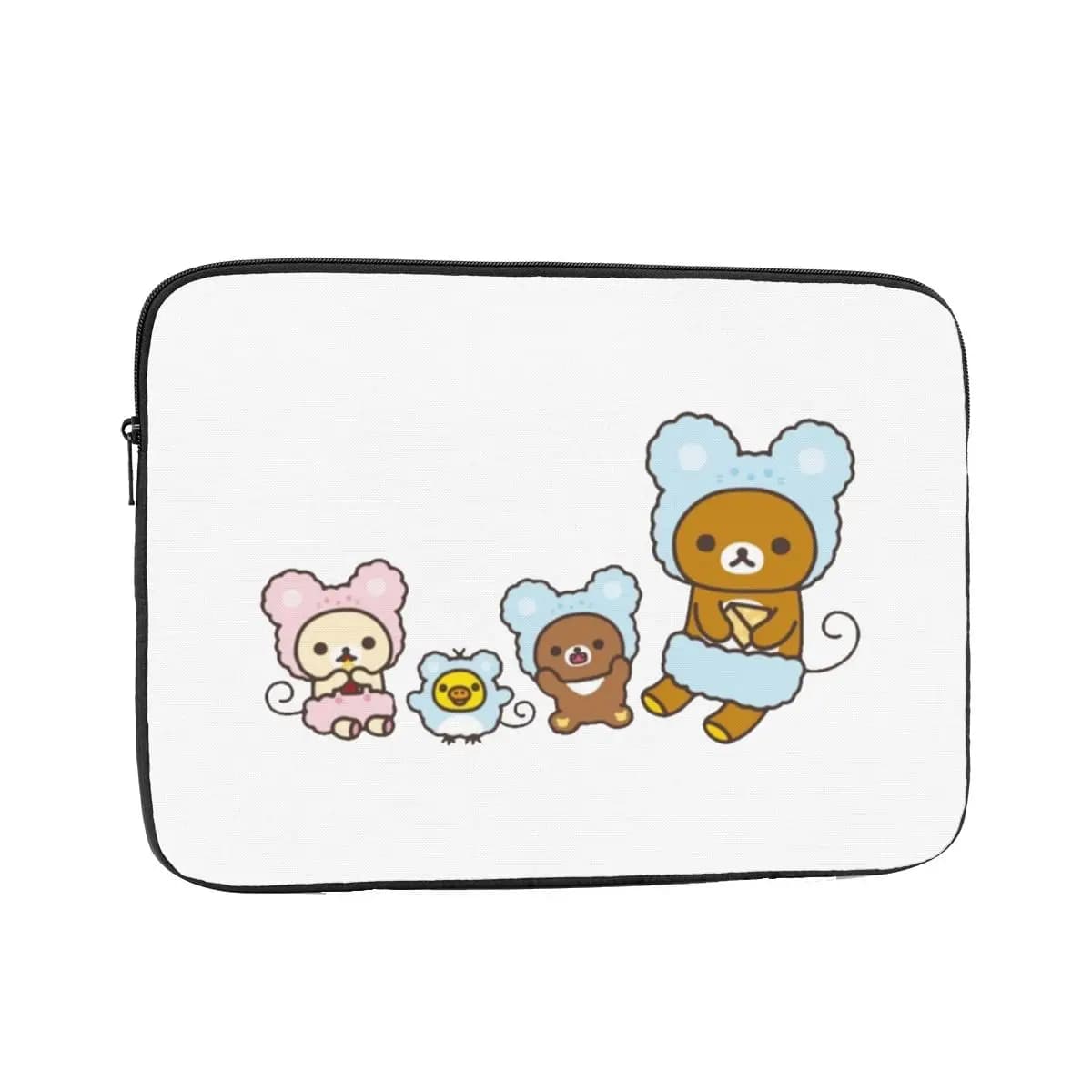Rilakkuma Sakura Custodia protettiva per laptop Borsa per notebook da 10 12 13 15 17 pollici Custodia antiurto per tablet