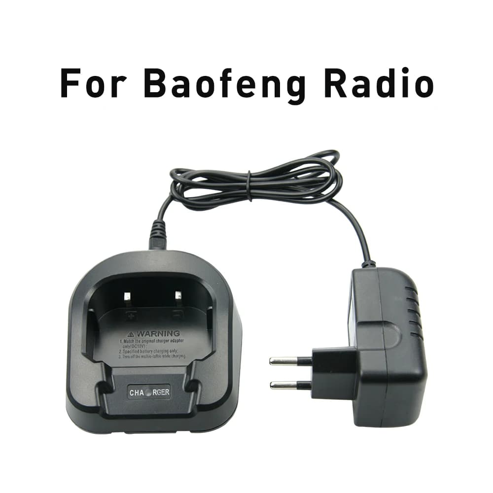 Baofeng Caricatore e adattatore da tavolo per Baofeng UV-82 UV-82L UV-8D UV-82HP UV-82hx Walkie Talkie