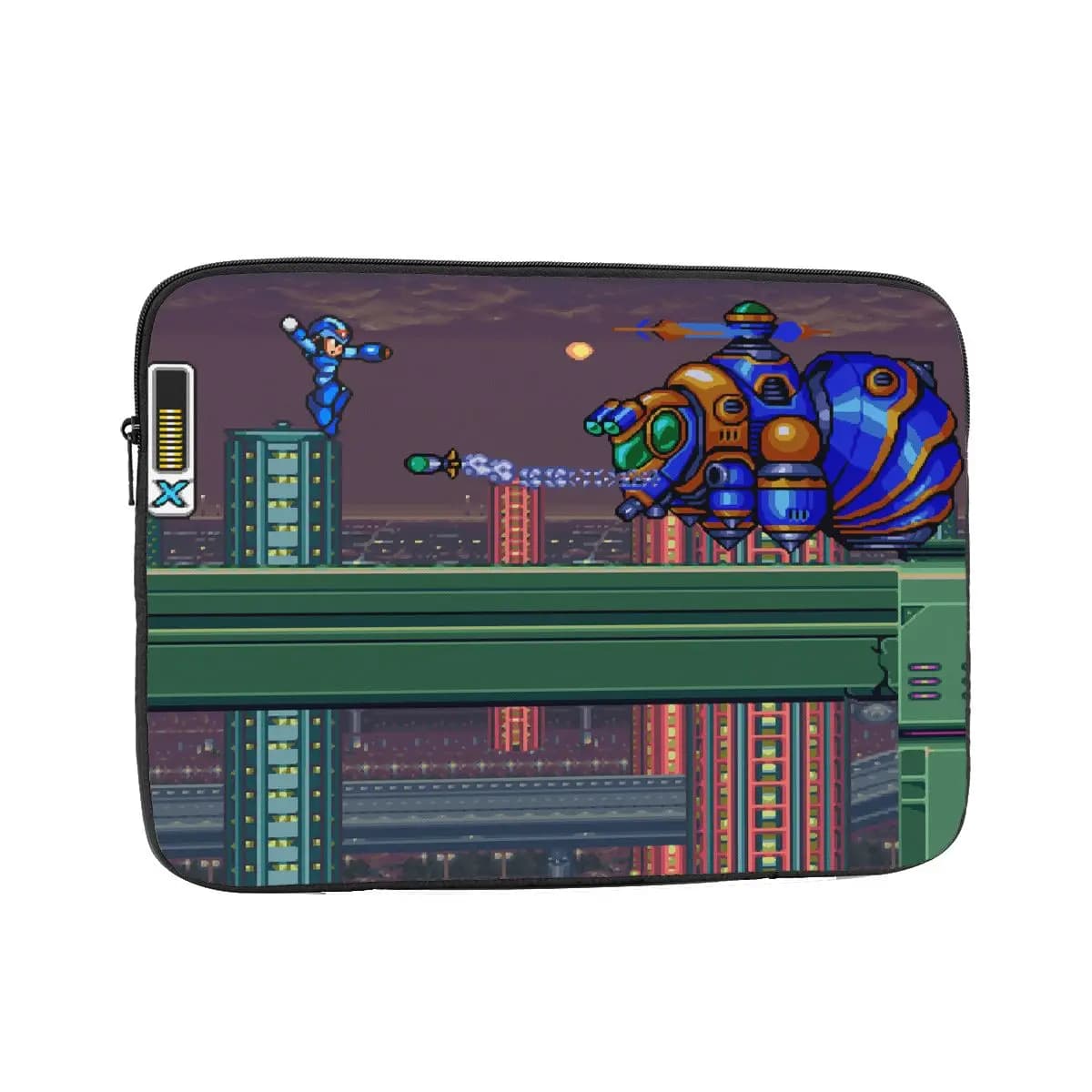 Megaman Video Game Mega Man Laptop Sleeve Cover Bag 10 12 13 15 17 Inch Notebook Bag Sleeve Tablet Shockproof Case Bag