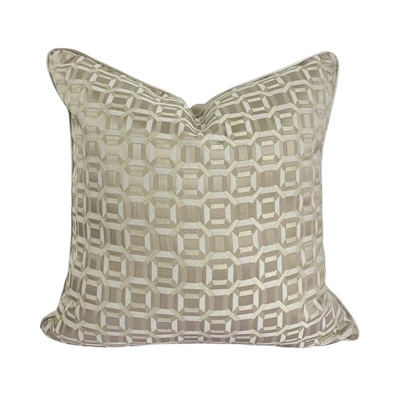 Estate primavera geometrica Beige federa modelli di moda divano sedia Hotel Designer fodera per cuscino regalo decorativo casa 45x45cm