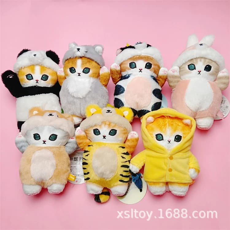 Nuovo Peluche Mofusand, Gatto Squalo Kawaii, Giocattolo Morbido per Bambini e Collezionisti