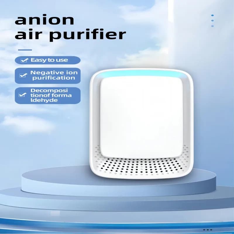 Purificatore d'aria Mini deodoranti Deodorante Ionizzatore d'aria negativo Filtro dell'aria portatile per casa, ufficio, animali domestici, fumatori, WC (