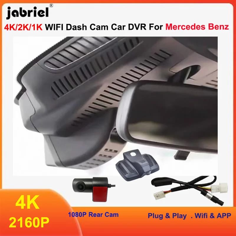 UHD 4K 2K WIFI dashboard camera for car, for Mercedes Benz CLS350 CLS350d CLS450 CLS420d CLS400d 2020 2021 2022, for Mercedes Benz C257