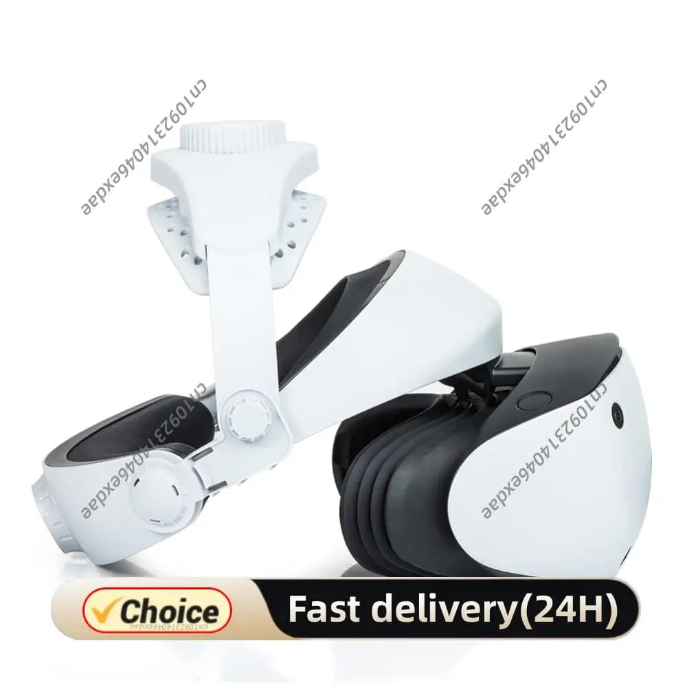 Adjustable head strap with decompression, improved support band for weight reduction, PS VR2 headset bracket
