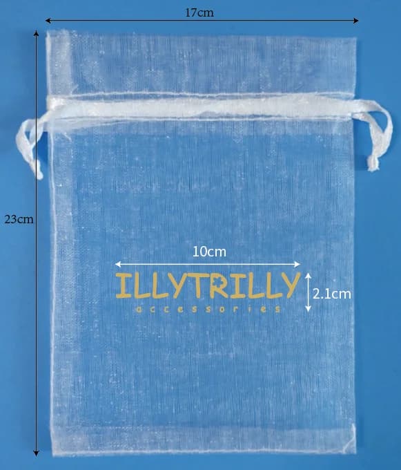 500 pezzi logo personalizzato 17x23 cm sacchetti di organza bianchi buste con coulisse stampa a caldo con logo a colori dorati spedizione espressa veloce