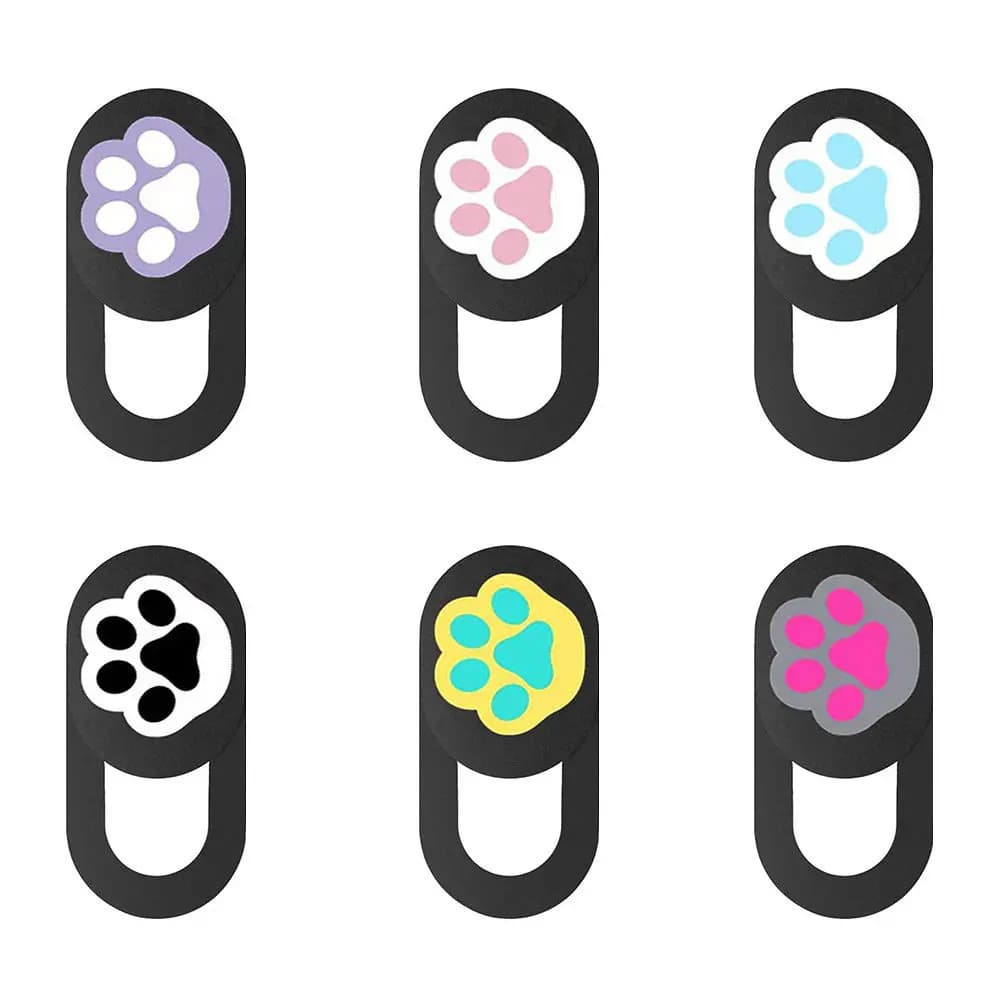 6Pcs Webcam Covers Privacy Protector for Laptop Phone Tablet ABS Material Anti-Peeping Camera Safety Covers Easy Stick Reusable