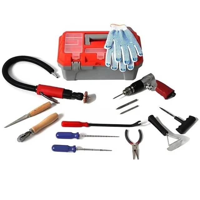 Tire Repair Tool Set One Box with All Tools