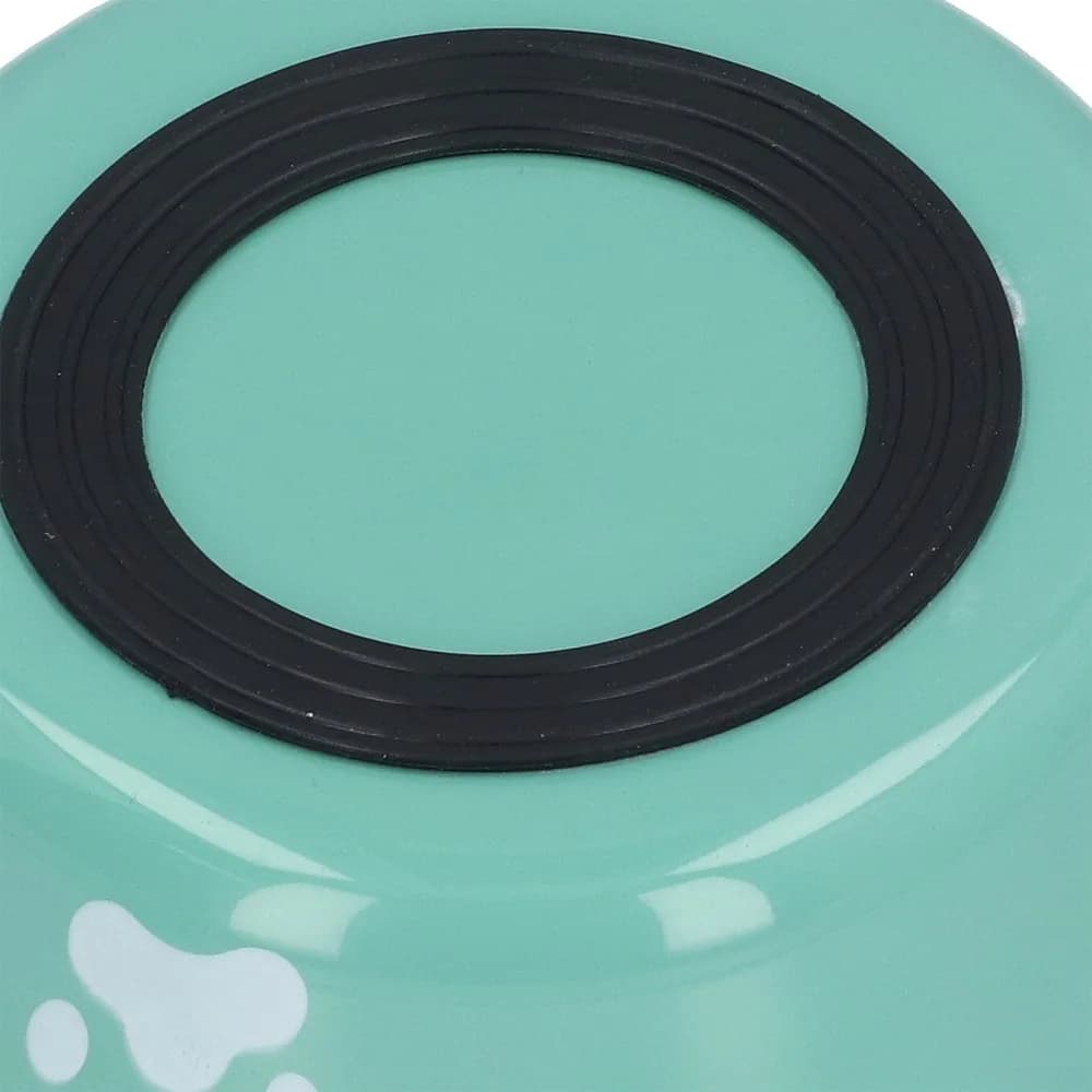3Pcs Food Grade Metal Metal Alloy Pet Bowl Drop Resist Anti Slip Pad Pet Feeding Bowl Large Capacity Quick Rinse
