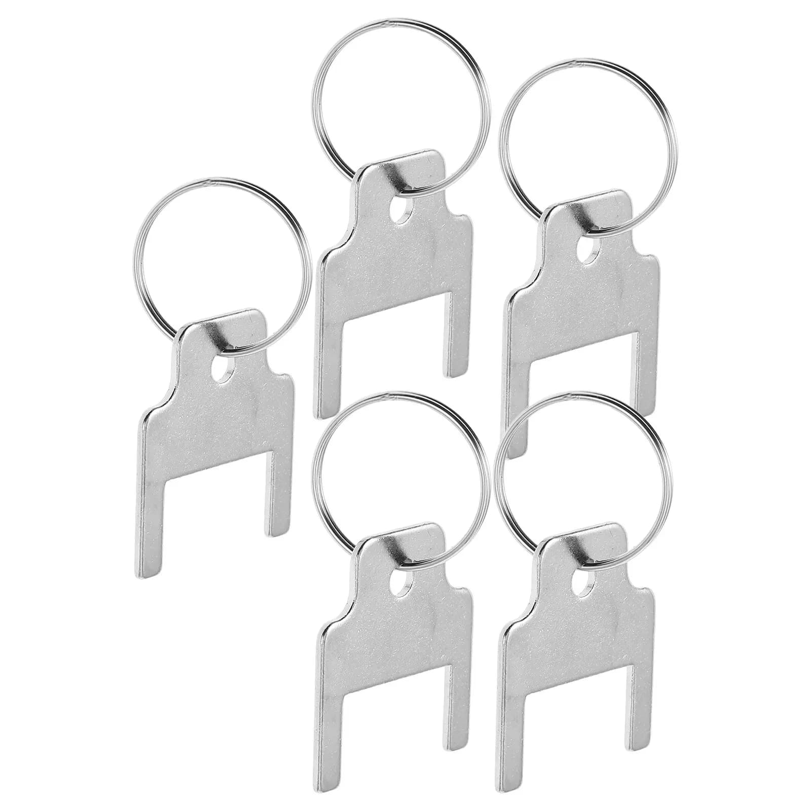 Set di 5 Chiavi Universali in Acciaio Inox per Dispenser di Carta Igienica Commerciale