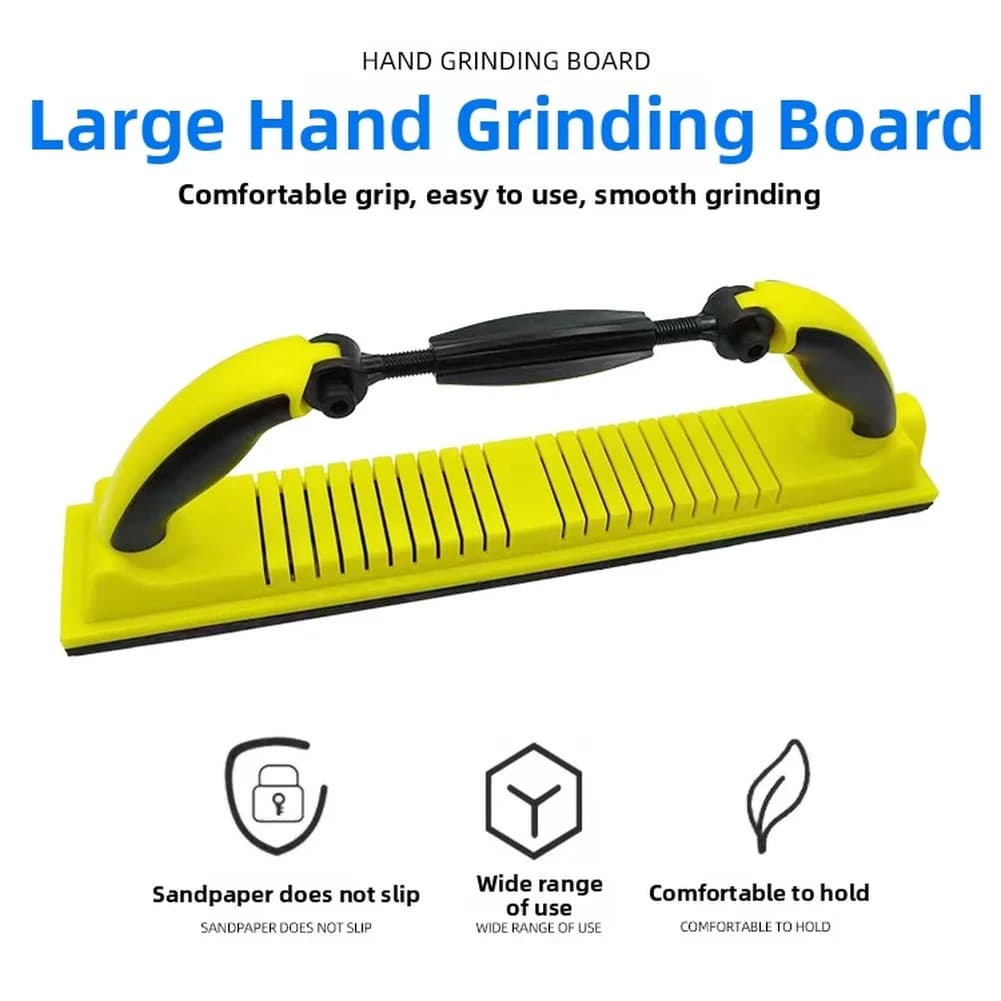1pc Rettifica A Secco Mano Push Board Auto Stucco Cenere Pialla A Mano Rettangolare Vuoto Carta Vetrata Rettifica Cenere Bordo Strumento di Riparazione Del Corpo