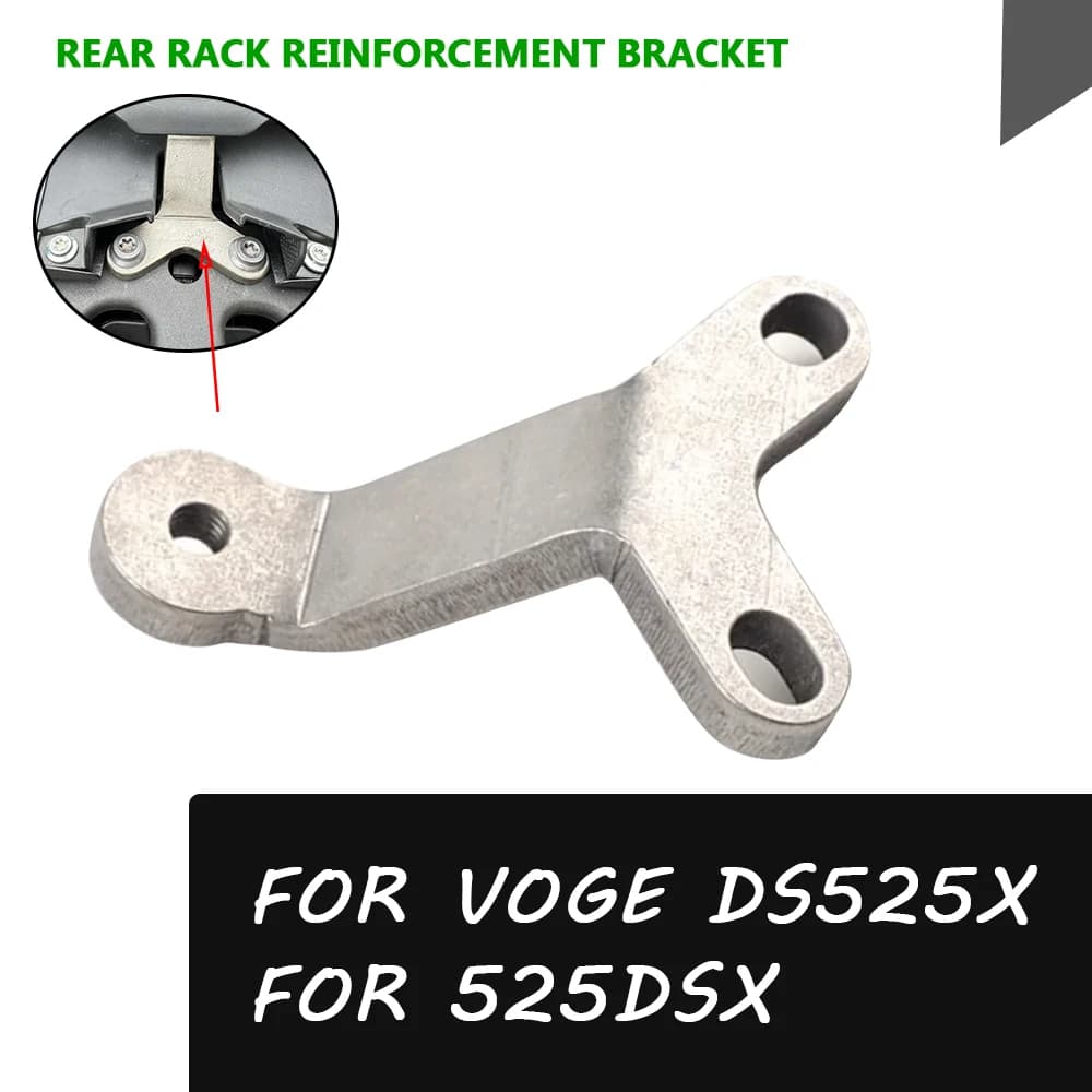 Accessori moto Per VOGE 525DSX DS525X DSX DS 525 X 2023 2024 Portapacchi posteriore Scatola Mensola Supporto Staffa di rinforzo