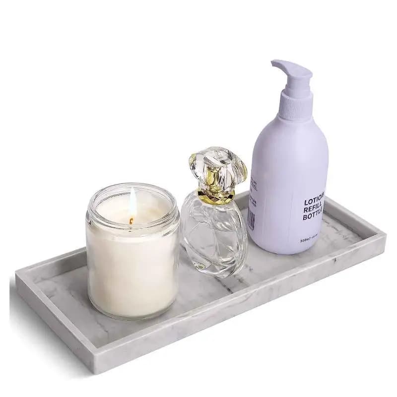 Vassoio per diffusore di aromi in silicone quadrato da 1 pezzo Vassoio da bagno Vassoio per gioielli morbido Toletta Vassoio da bagno decorativo Organizzatore
